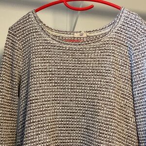 Chic Gray Knit Sweater